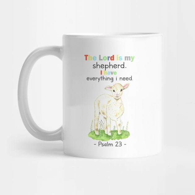 Psalm 23 kids, the lord is my shepherd by LatiendadeAryam